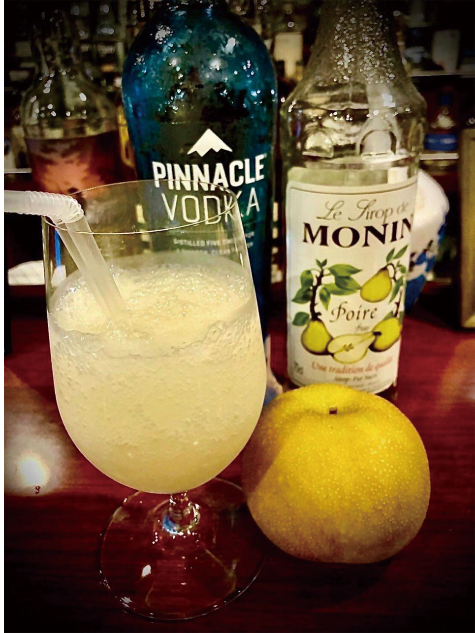 なしのオリジナルカクテル「ヴェルジェ」