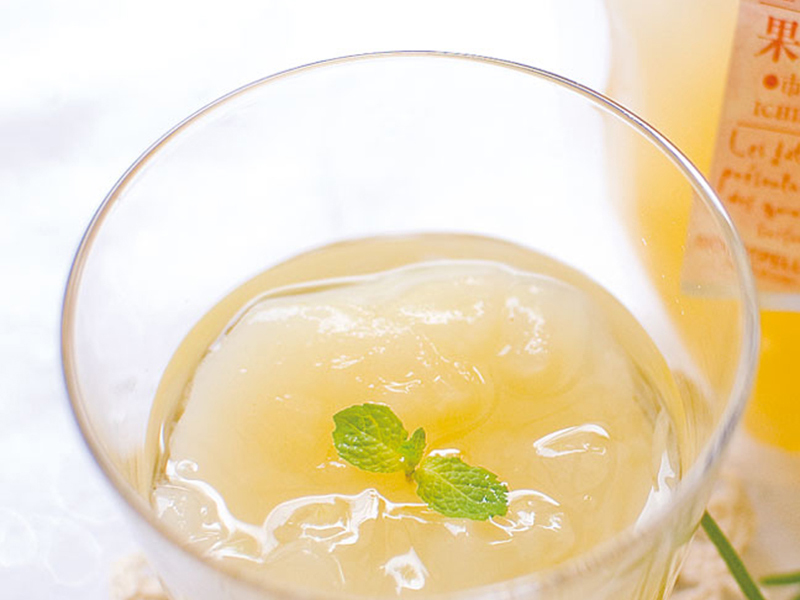 市川の梨ゼリー