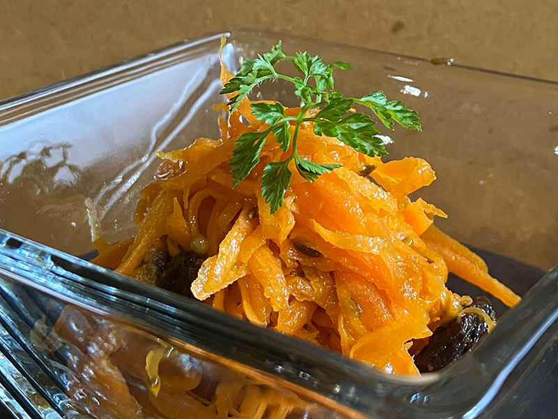 市川梨でキャロットラペ