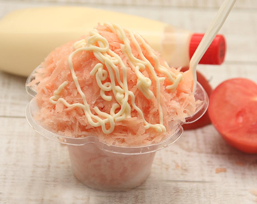 トマトのかき氷