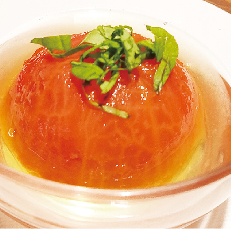 市川産トマトの冷製